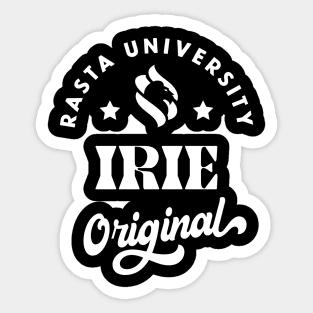 Rasta University Irie Original Reggae Sticker